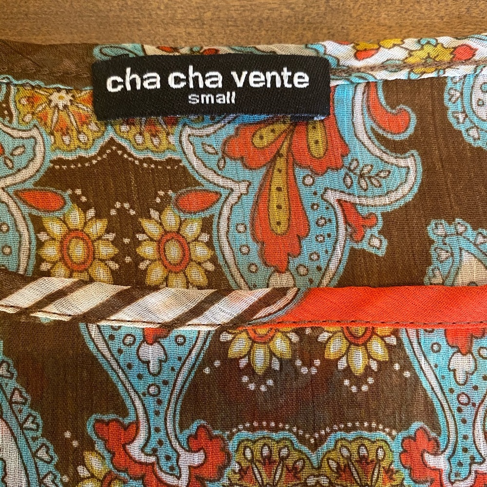 Cha Cha Vente Multi Colored Blouse. - image 6